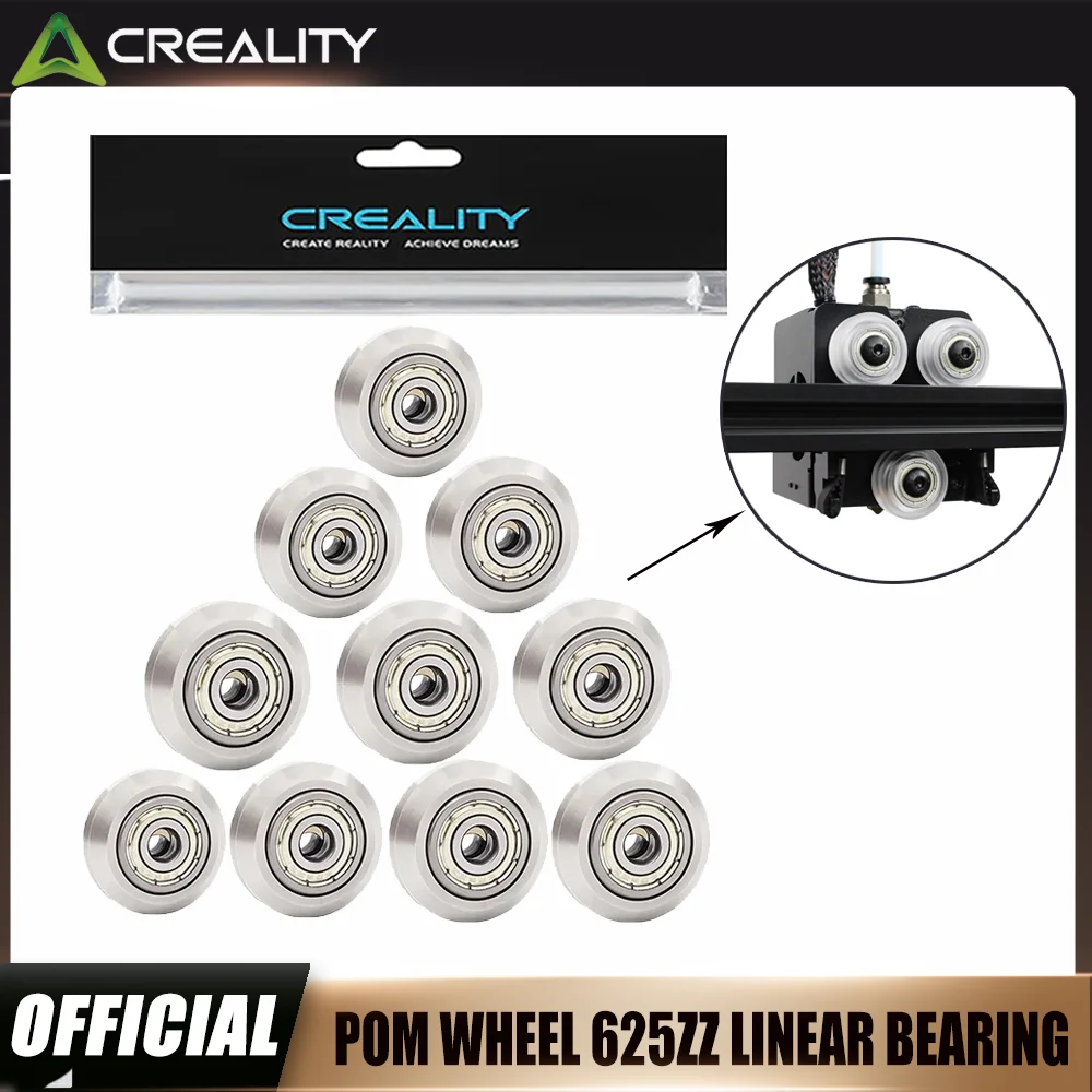 10/20Pcs Creality POM Wheel Plastic Pulley Linear Bearing Gear for Ender-3/V2/Ender-3 S1/CR-10 Series 3D Printer accessory 