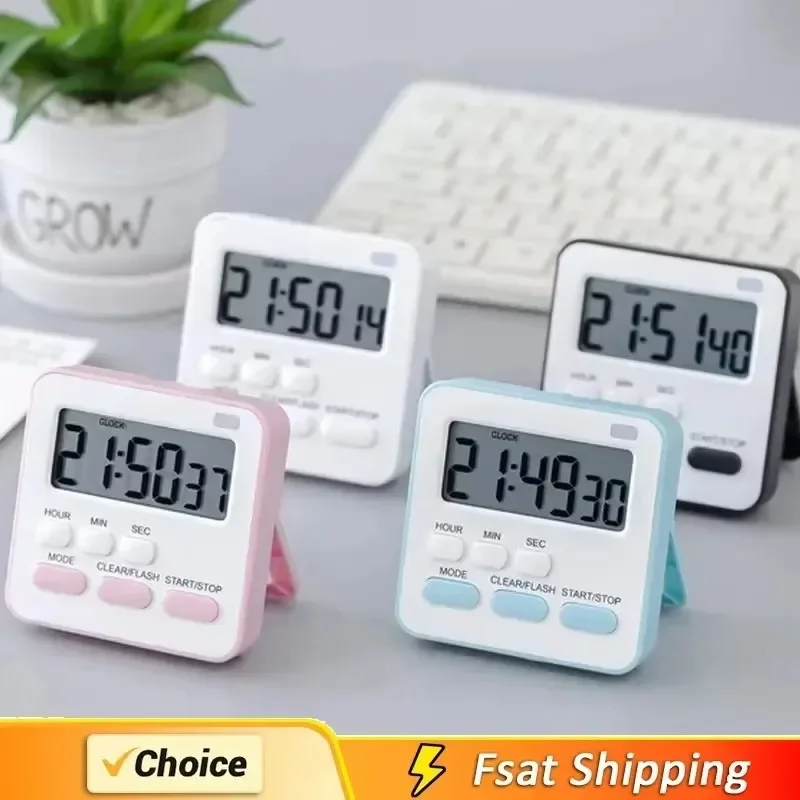 Digital Display Cooking Alarm Clock Kitchen Timer Sleep Stopwatch Clock House Amagi