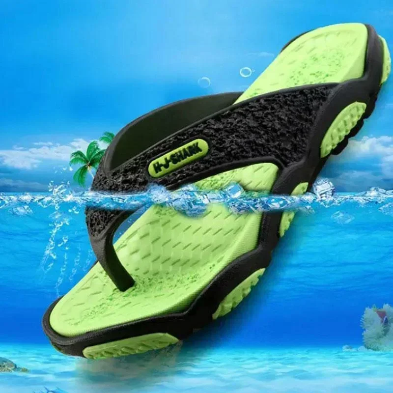 Mens Slippers Lightweight Sandals Summer Flip Flops Breathable Beach Shoes Sandals Men Luxury Flip Flops Breathable Men Slides