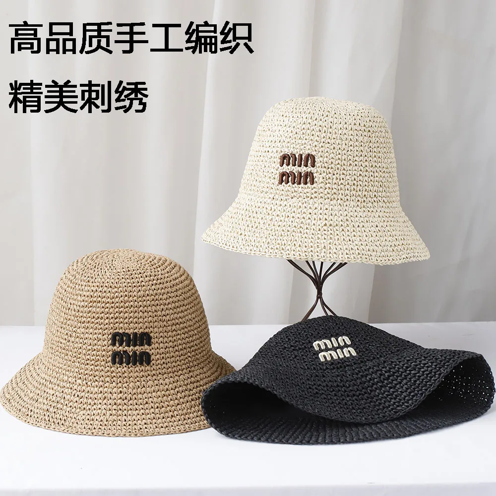 NEW Women Sun Hat Wide Large Brim Beach Hats Womens Summer Straw Hat Foldable Sun Hat Chapeau Femme Beach UV Protection Cap