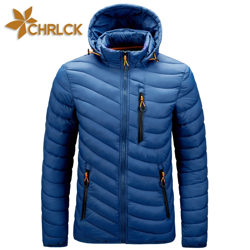 CHRLCK Men's Hiking Jacket Warm Camping Trekking Skiing Waterproof Coats Windproof Thermal Windbreaker Jackets Large Size