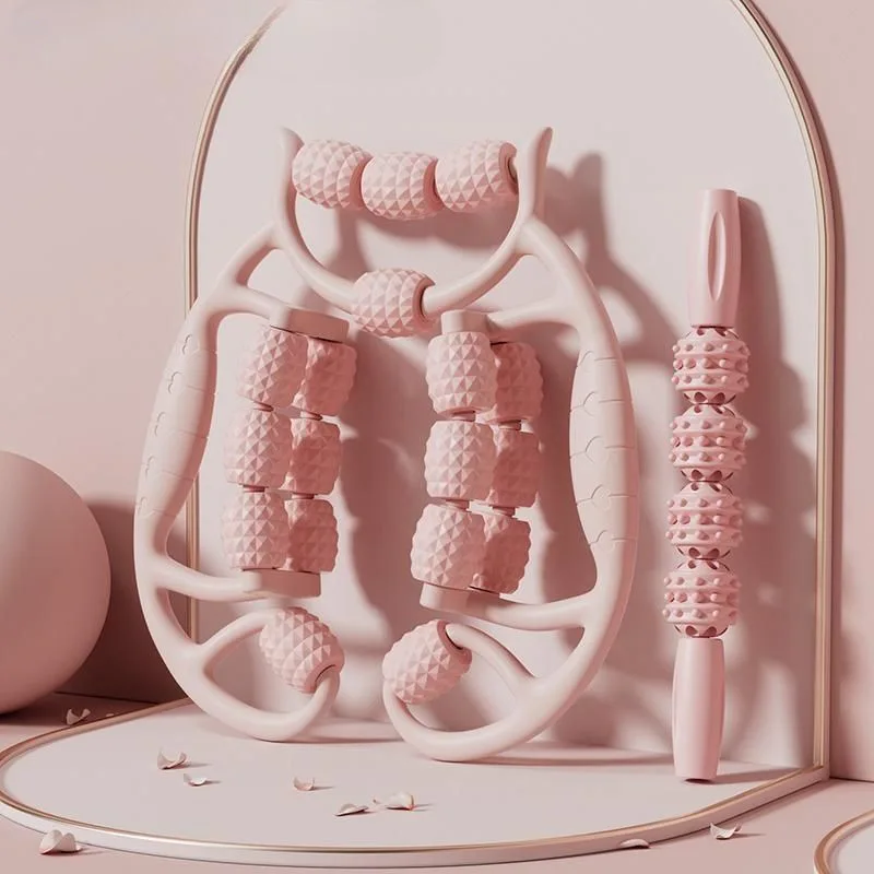 18 Rounds Massage Roller of Circular Leg Slimming Leg Massager Muscle Stretching Equipment Circular Leg Clamp Foot Care Tool)