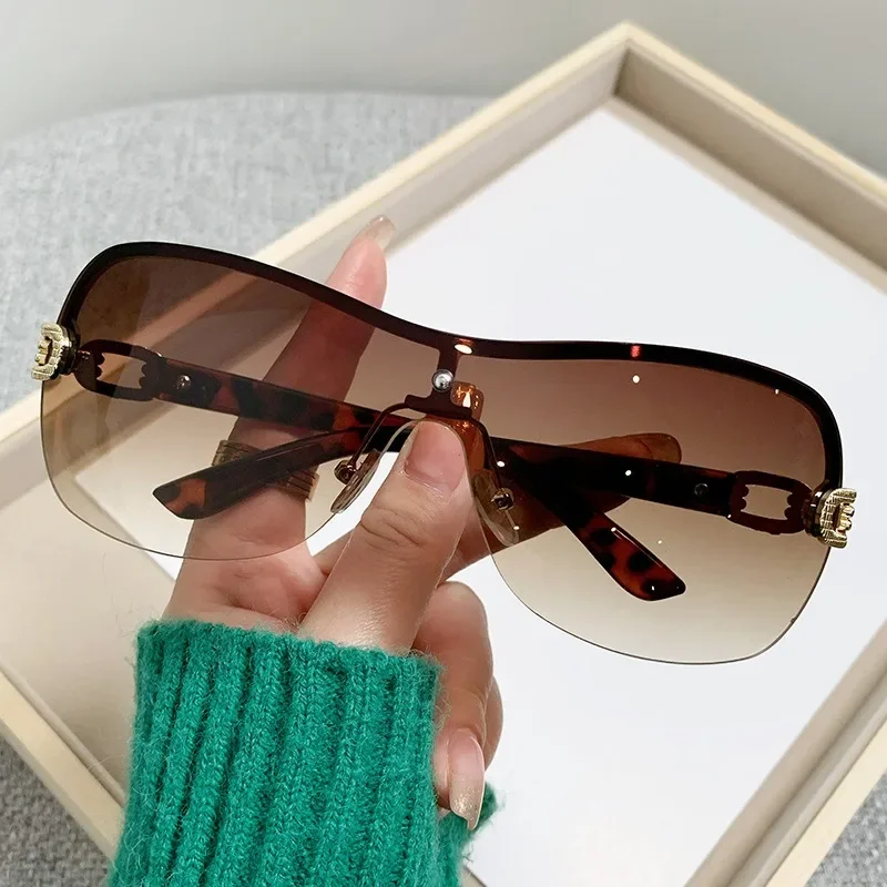 New arrival Popular Women's Sunglasses Punk Sunglasses Unique Oval Sun Glasses Men Goggle Shades Mirror Colorful Y2K Eyewear