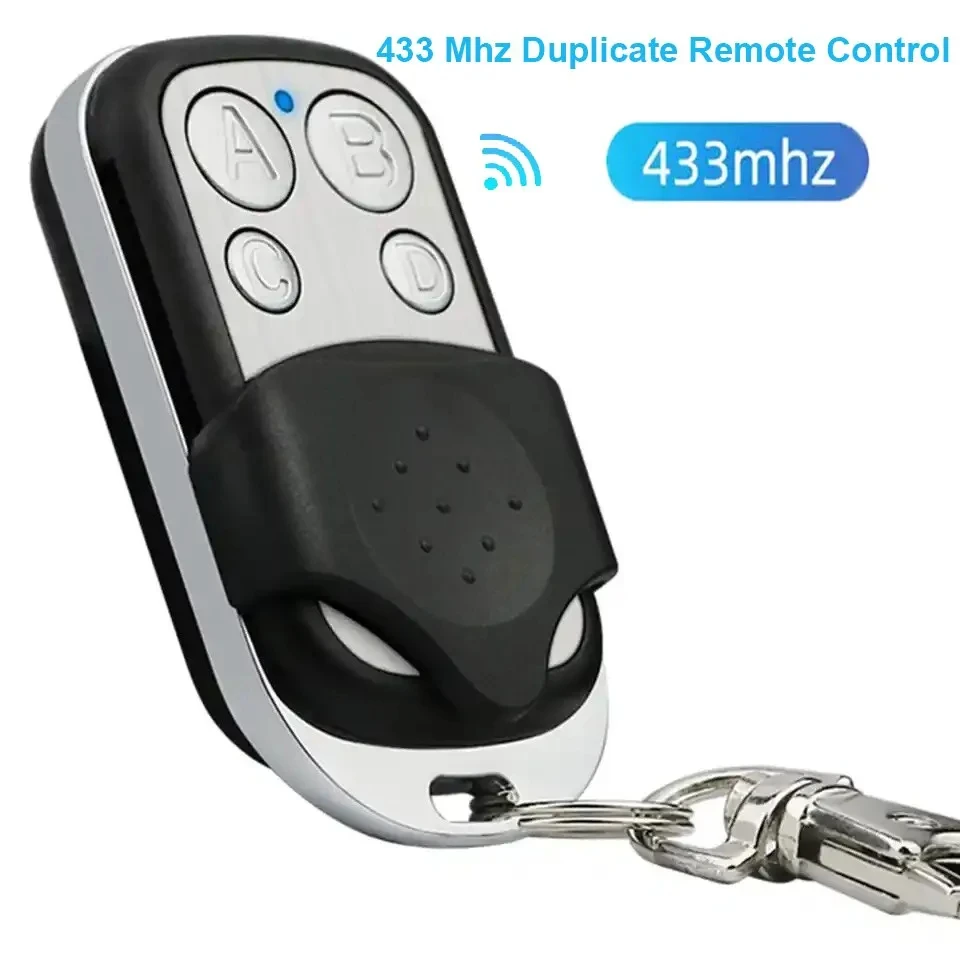 433MHZ Clone Fixed Learning Rolling Code Universal 4 Buttons Garage Door Opener Remote Control Duplicator Garage