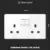 2Gang 13A socket