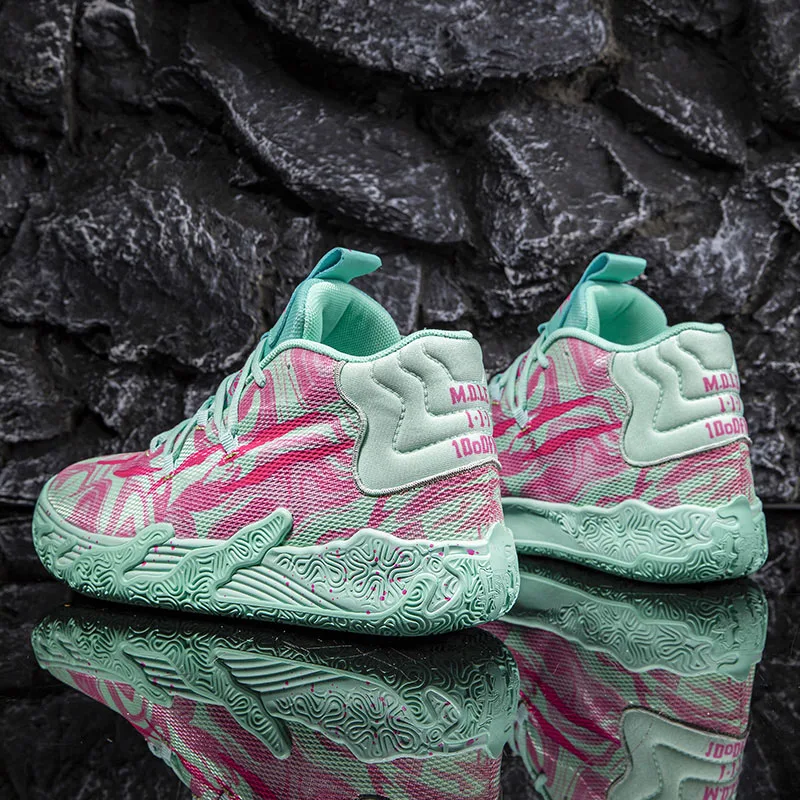 2025 Basketball Shoes for Men Cushioning Basketball Sneaker Women Kids High-top Outdoor Sport Sneakers Breathable Athletic Shoes