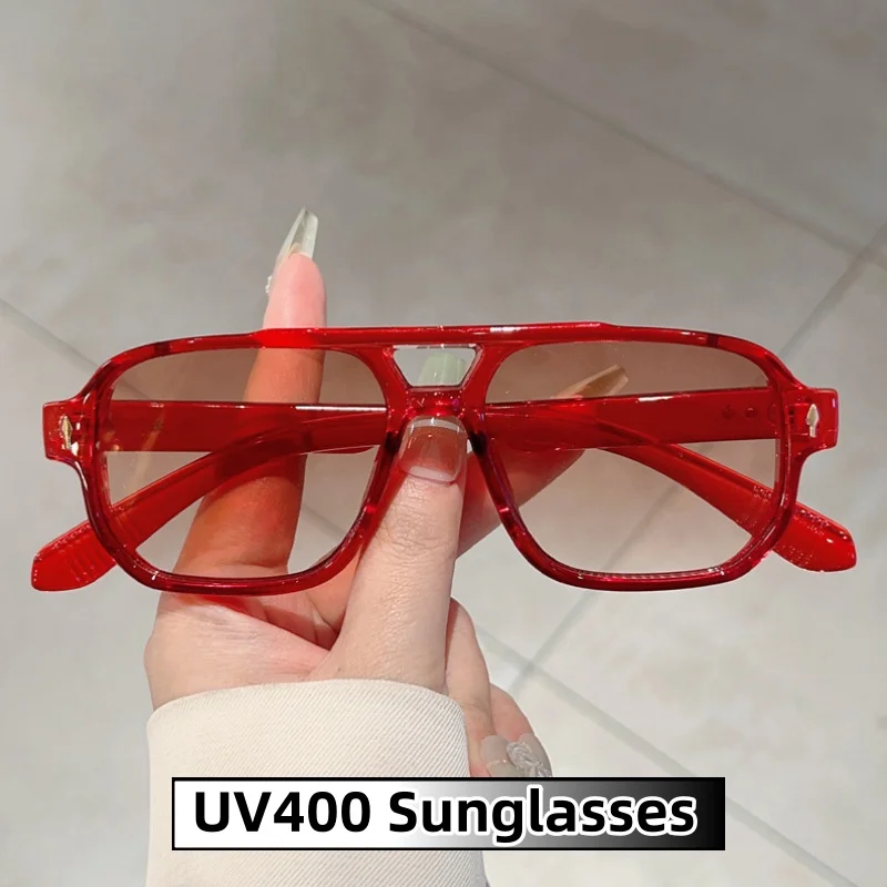 New HD Ultra Light Small Arrowhead Fashion Sunglasses UV400 Retro UV Protection Driving Street Shooting Riding Shades Eyeglasses