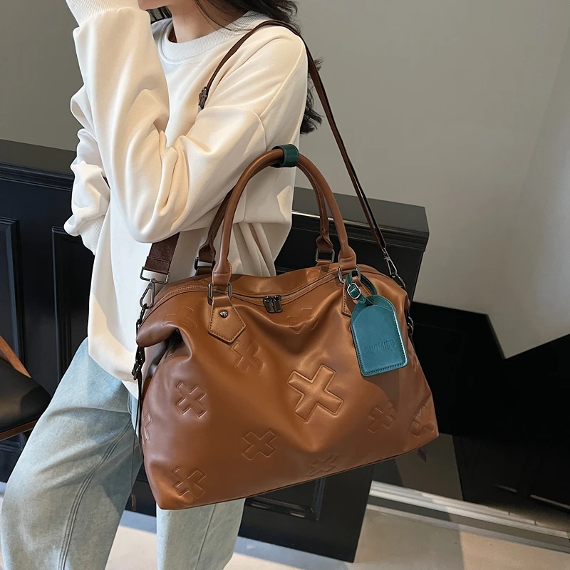 Ladies' PU leather large capacity shoulder bags travel bag handbag crossbody bags sac de luxe femme сумка bolsas de mujer