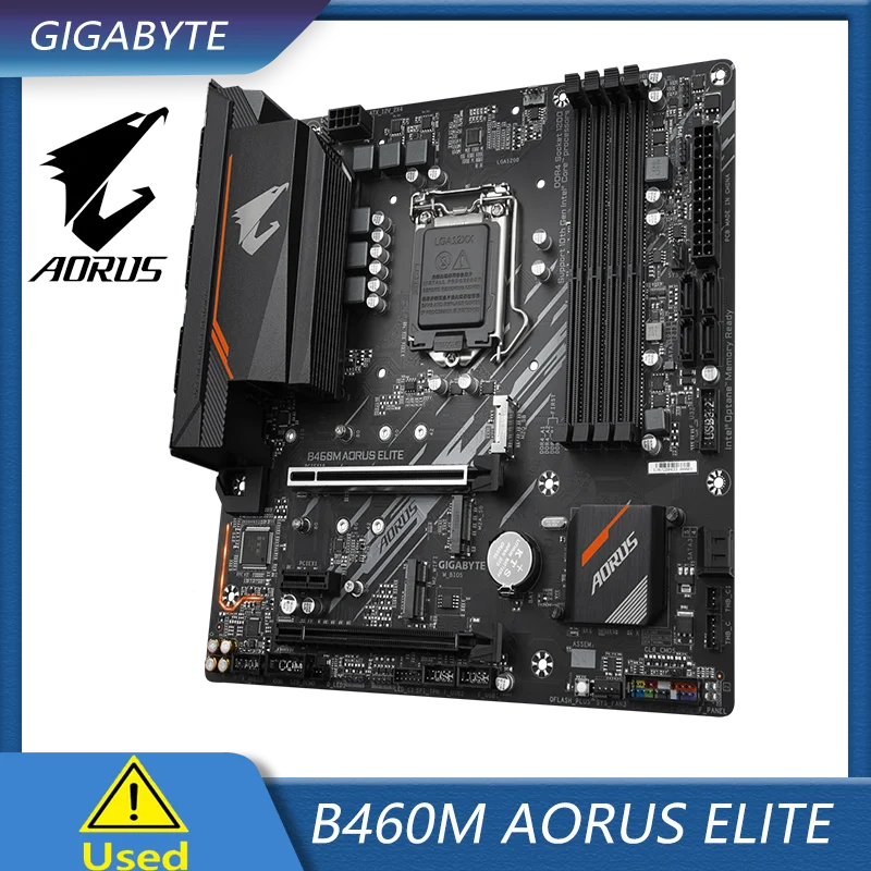 Gigabyte B460M AORUS ELITE Motherboard B460 LGA 1200 DDR4 Support 10th Gen Core Mainboard