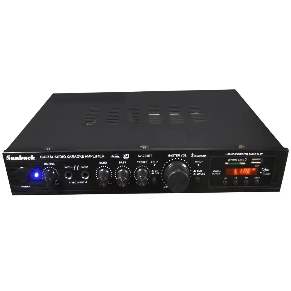 Sunbuck Bluetooth Remote Control 5.1 Stereo HiFi Surround Digital Sound Amplifier Audio Speaker Karaoke Home Theater