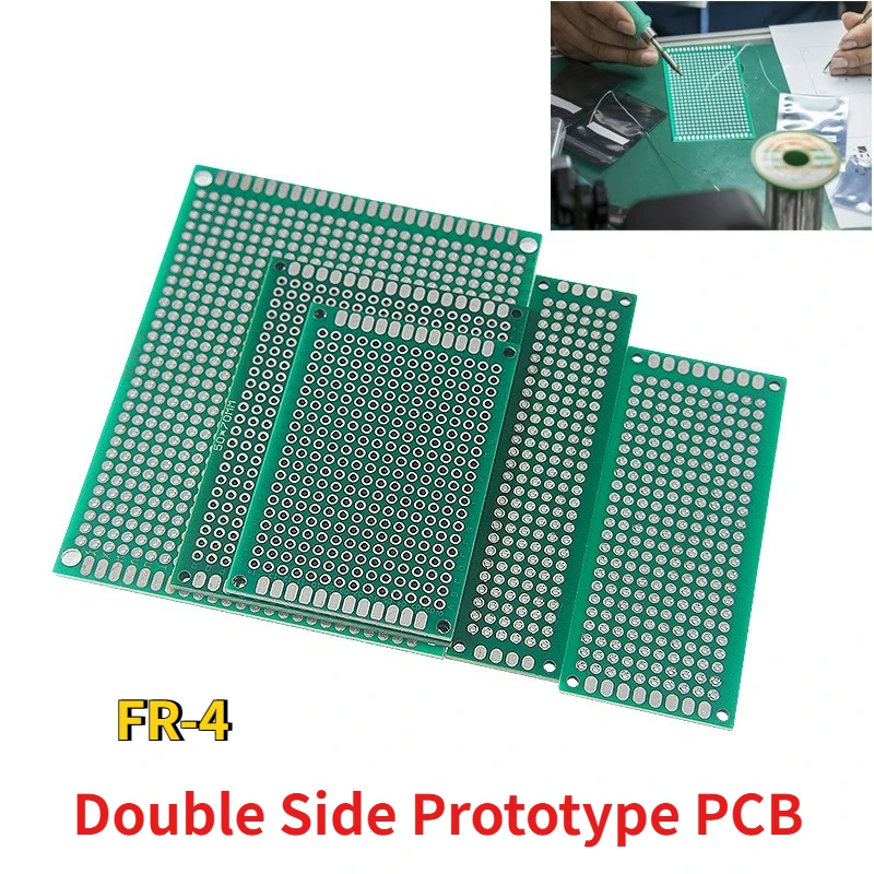5/10PCS PCB 9x15 8x12 7x9 6x8 5x7 4x6 3x7 2x8cm Green Double Sided Prototype Diy Universal Printed Circuit PCB Board Protoboard