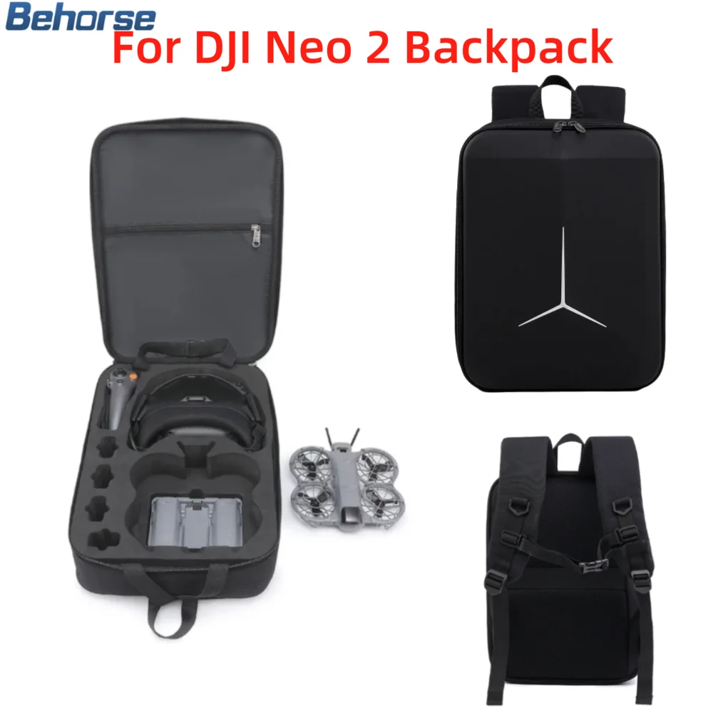 Portable Storage Bag For DJI Neo 2 Motion Fly More Combo Backpack Hard Outdoors Carrying Case For DJI Neo 2 Drones Accessories