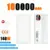 White 100000MAH