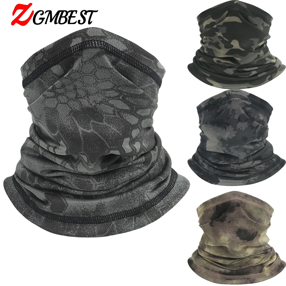 Neck Gaiter Bandana Face Mask Tube Scarf Outdoor Sport Fishing Cycling Tactical Hiking Skiing Face Cover Headband for Men Women