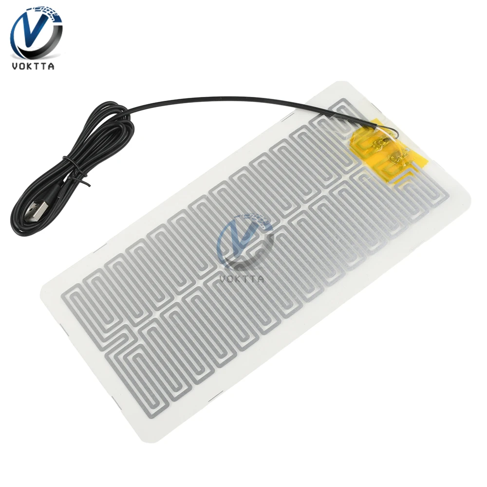 USB 5V Metal Plate Heater Sheets Fast Heat Portable Heating Pad Plug And Play USB Electric Heating Pad
