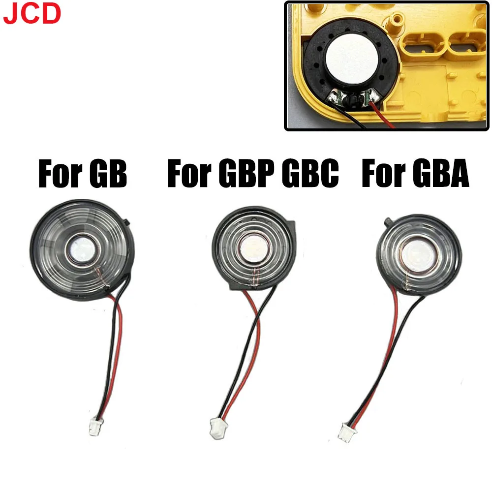 JCD 1pcs For Game Boy GB /GBP/ GBC /GBA Speaker Loudspeaker replacement For Game boy Advance Console Repair