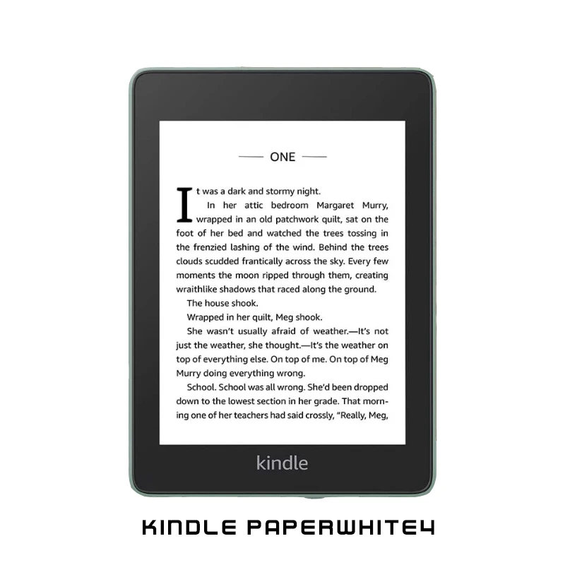 Kindle Paperwhite4 Black 8GB eBook e-ink Screen WIFI 6"LIGHT Wireless Reader With built-in backlight e-Book Reader