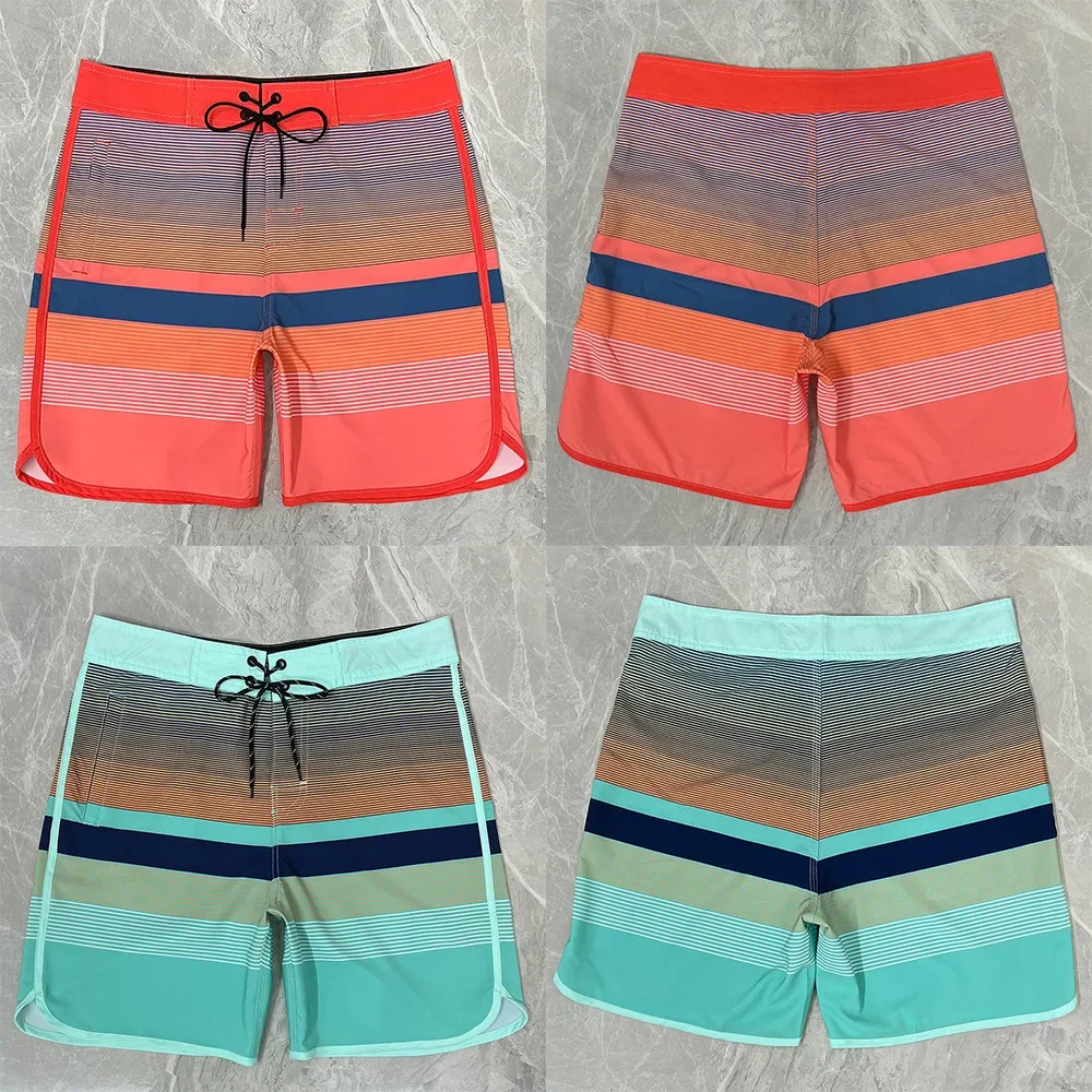 Men's Sporty Quick Dry Surf Beach Shorts Casual Summer Vacation Fishing Four-Quarter Shorts Comfortable Lightweight Pants