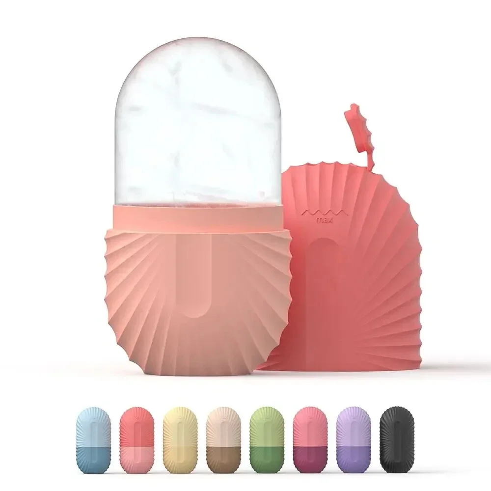 Ice Roller For Face And Eye Face Massage Silicone Ice Mold For Face Beauty Puffiness Relief Facial Massager Skin Care Tools