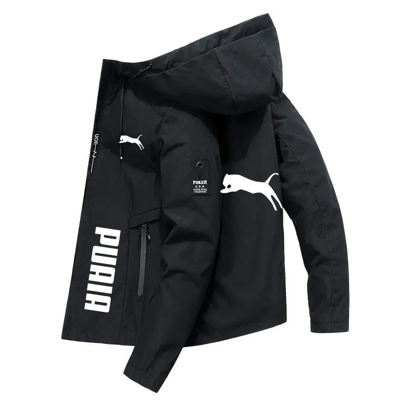 2026 New Spring And Autumn Brand Men's Windproof Zipper Jacket Casual High Quality Hooded Baseball Jacket Outdoor Sports Jacket