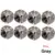 8Pcs gray