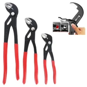 1pc 7/10/12 in Water Pump Pliers Multifunctional Universal Plumbing Pliers Adjustable Open Pipe Pliers Home Maintenance Tool