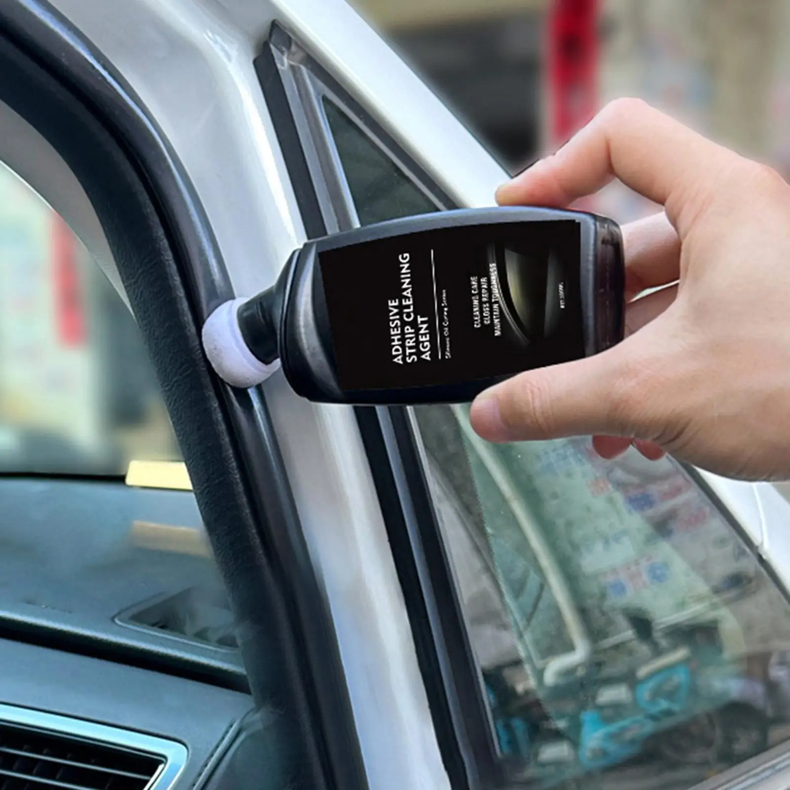 100ml Car Door Rubber Seal Strip Lubricant Rubber Strip Polishing Agent Softening Agent Rubber Cleaner for auto Maintenance