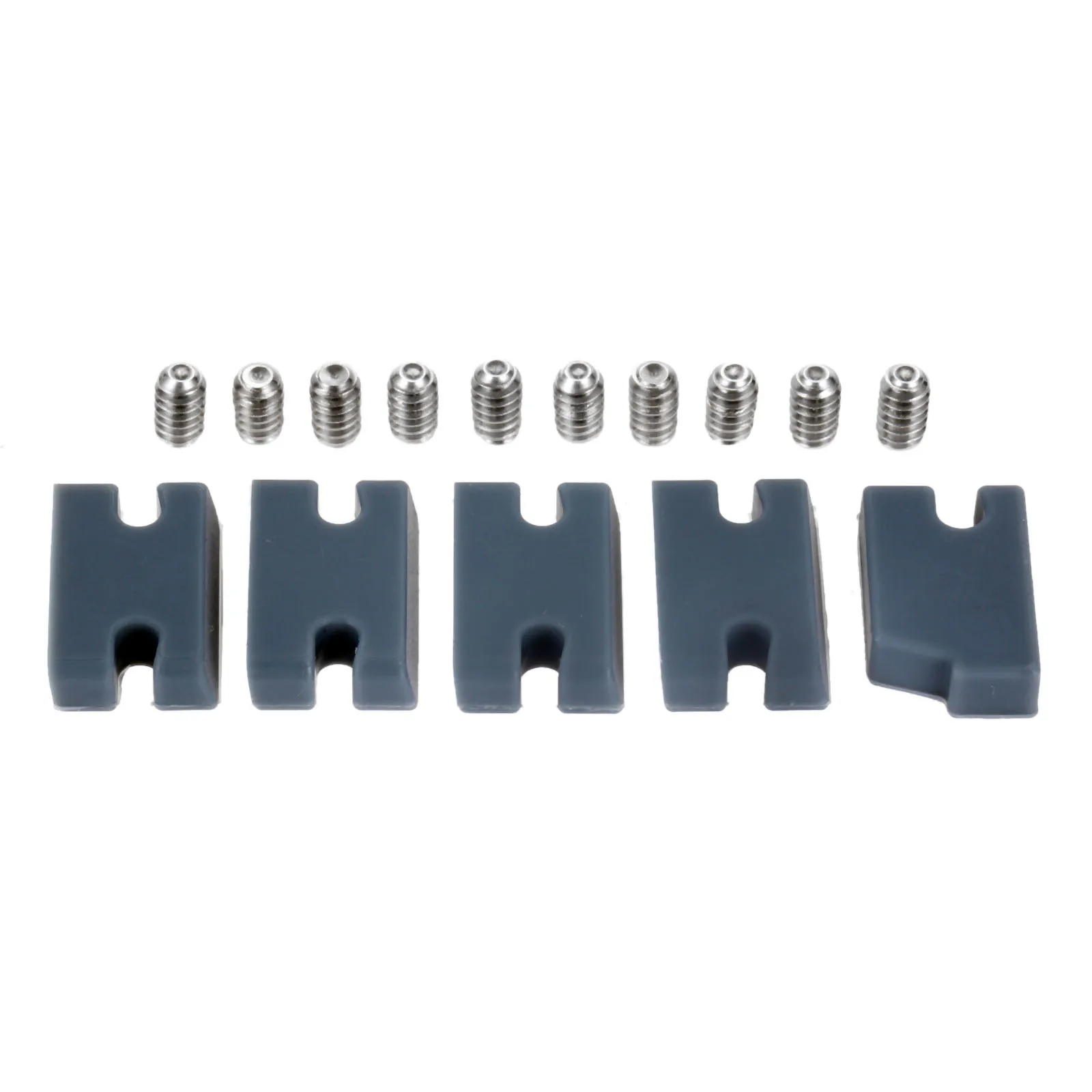 5Pcs Surfboard Tail Fin Mounting Converter Fin Box Fixing Compatibility Infills Kit with Grub Screws Longboard Surfing Accessory