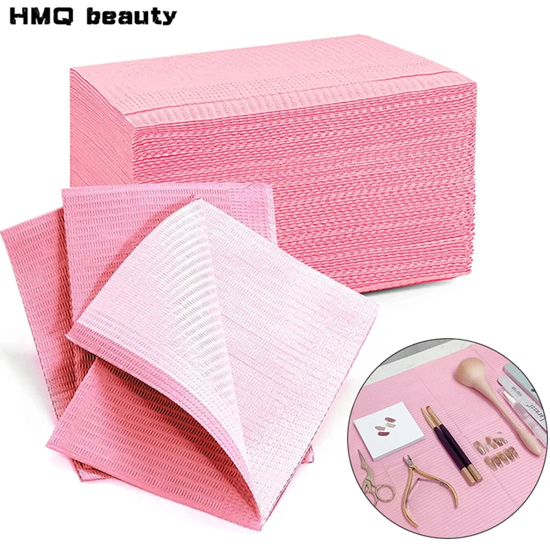 20/50/125Pcs Disposable Tattoo Clean Pad Nail Art Table Mat Foldable Table Covers Waterproof Tablecloth Manicure Beauty Tools