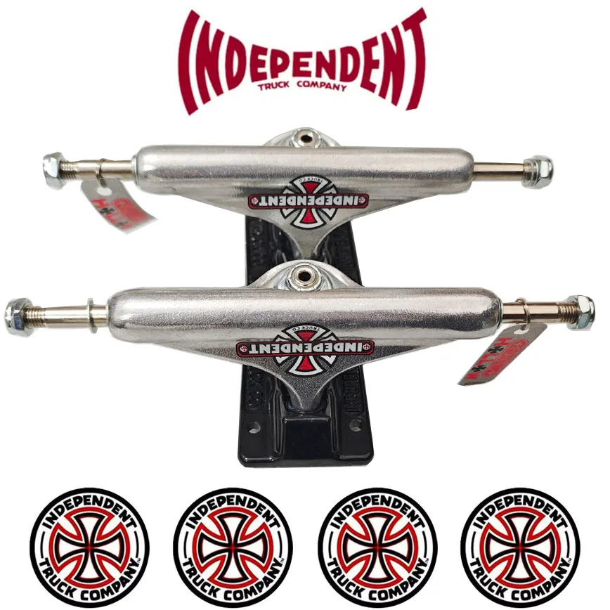 Hollow 129 139 149 159 INDEPENDENT skateboard trucks good aluminum adult pro level double kick skate brackets good cushion