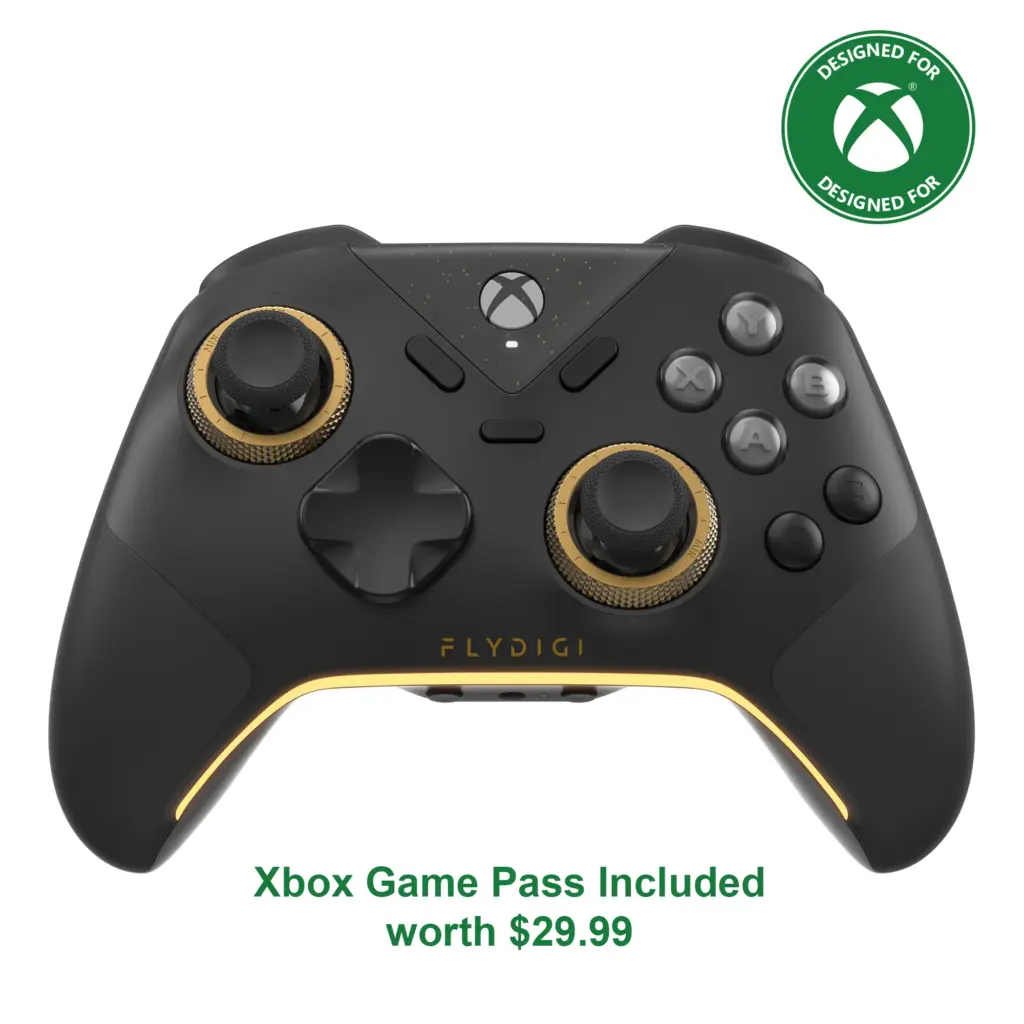 FLYDIGI VADER 5S Wired Controller FORCEFLEX Adjustable Tension Joysticks, FORCESWITCH Triggers for Xbox Series X|S, Xbox One, PC