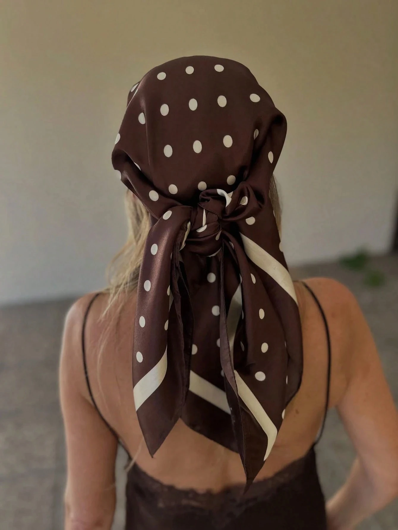 2026 Silk Shawl Square Scarf For Women Print Headband Foulard Satin Hijab Hair Bands Neckerchief Female Head Wraps Bandana