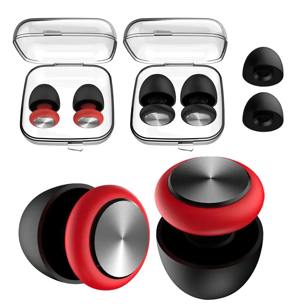 Silicone Soundproof Earplug Anti Noise Sleeping Ear Plugs Sound Insulation Noise Reduction Ear Protection for Swimming