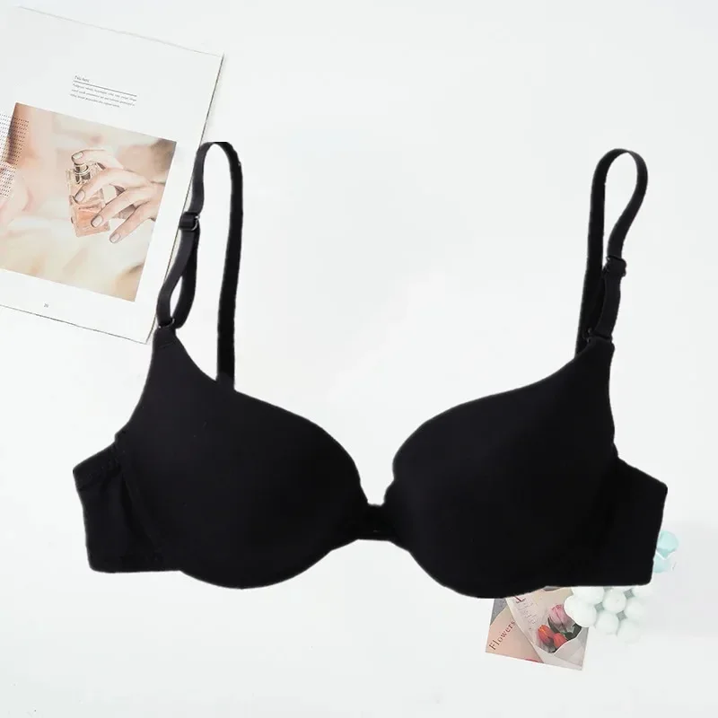 Women Sexy Push Up Bra Seamless Simple Front Button Lingerie Simple Small Chest Underwear Women Sexy Bras