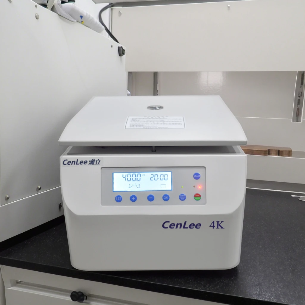 High Quality 4000RPM Desktop Centrifuge for Clinical Laboratory Use PRF Treatments 6x50ml Angle Rotor LCD Display