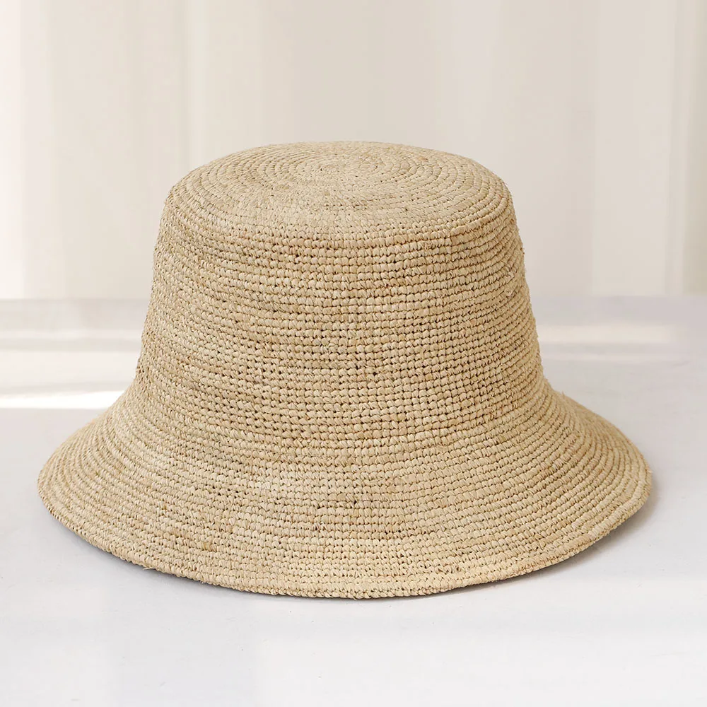 2025 summer sun hat bow 100%Raffia hat Sun visor women's summer panama Straw hats Women's beach hat Summer hat uv blocking hat