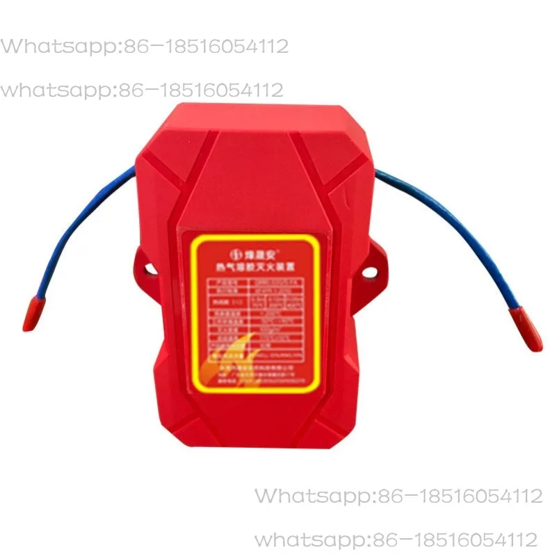 Hot Air Aerosol Automatic Fire Extinguishing Sticker Device for Home Distribution, Energy Storage Cabinet, and Vehicle Use