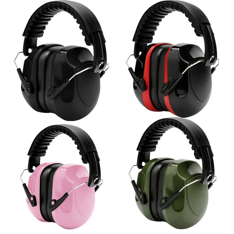 Color Adjustable Anti-Noise Head Earmuffs SNR-34dB Ear Protector Ear Muff For Work Study Shooting Woodwork Hearing Protection