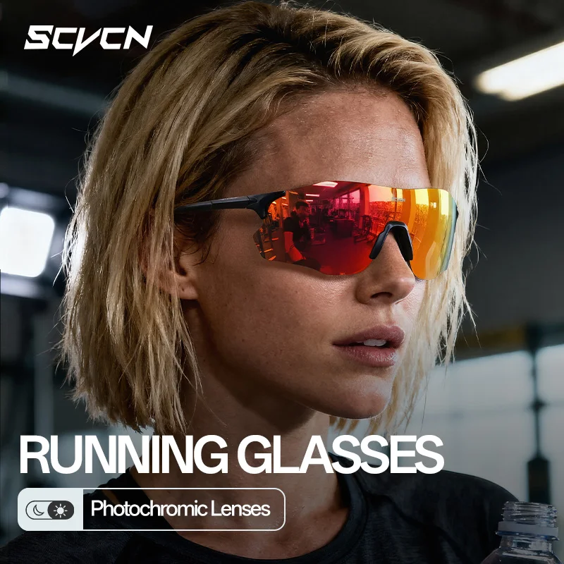 SCVCN Sunglasses for Man Cycling Glasses Driving Bicycle Eyewear Cycling Women Road Mountain Bike Outdoor Sport Goggles UV400