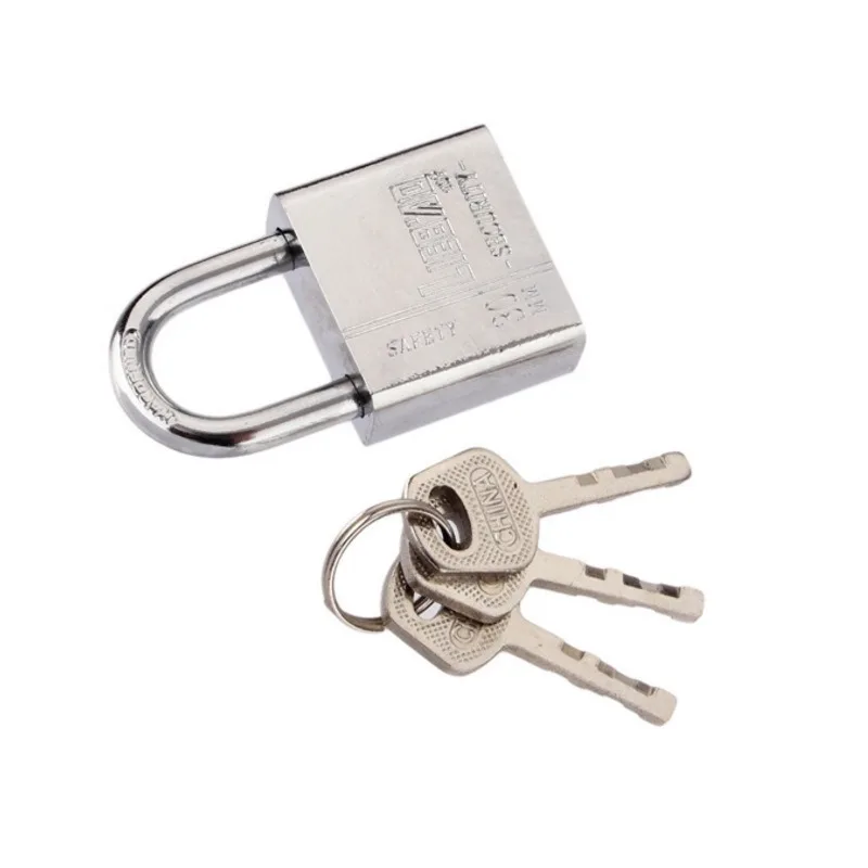 Stainless Steel Padlock, 304 Marine Series, Weatherproof & Rustproof Padlock for Outdoor use,Stainless Steel Body & Shackle
