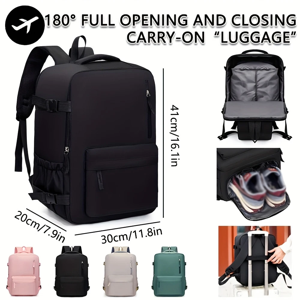 Backpack, Multifunctional, Large Capacity Backpack, Business Travel Luggage Bag, Travel Boarding Bag, Lightweight Computer Bag