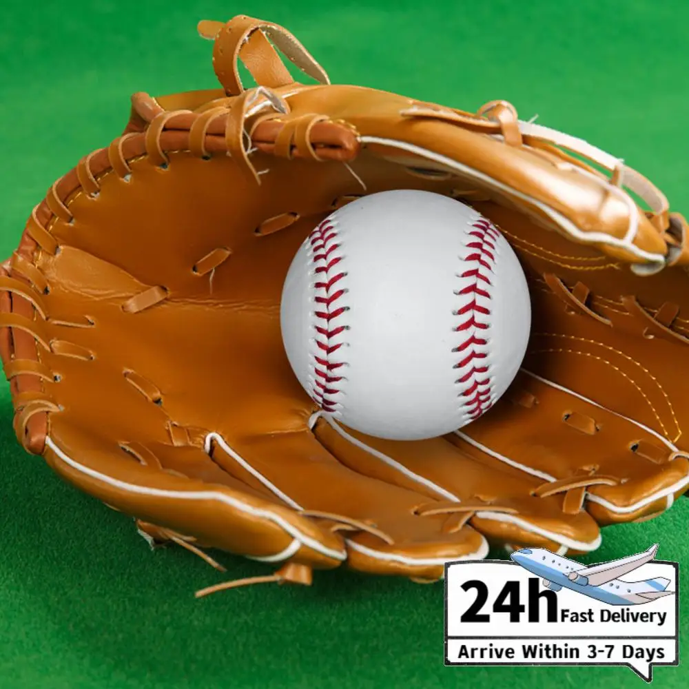 9inch BaseBall Ball Elastic 7.2cm Exercise Base Balls Soft Rubber Core Relieve Stress Equipment for Outdoor Supplies