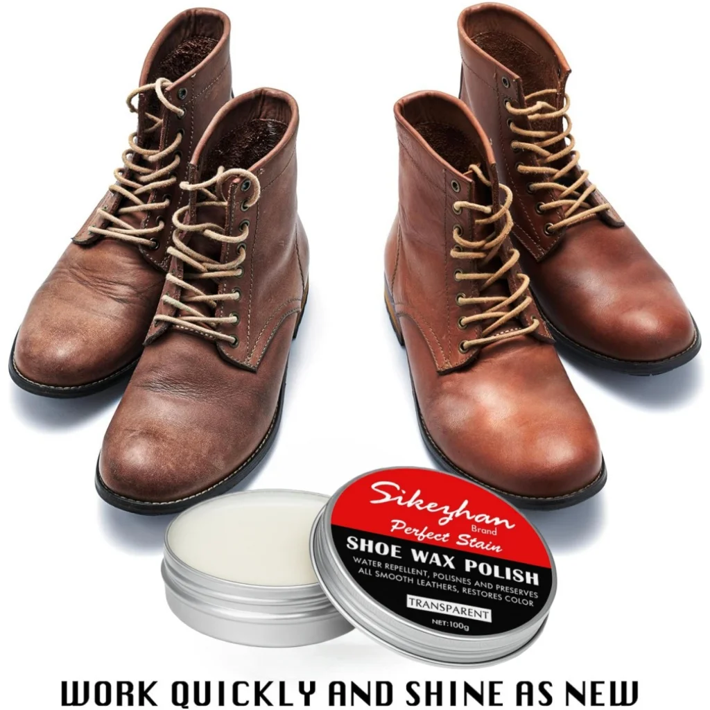 Leather Shoe Care Cream Transparent Colorless Odorless Mink Conditioning Waterproof Shine Protector Shoe Maintenance