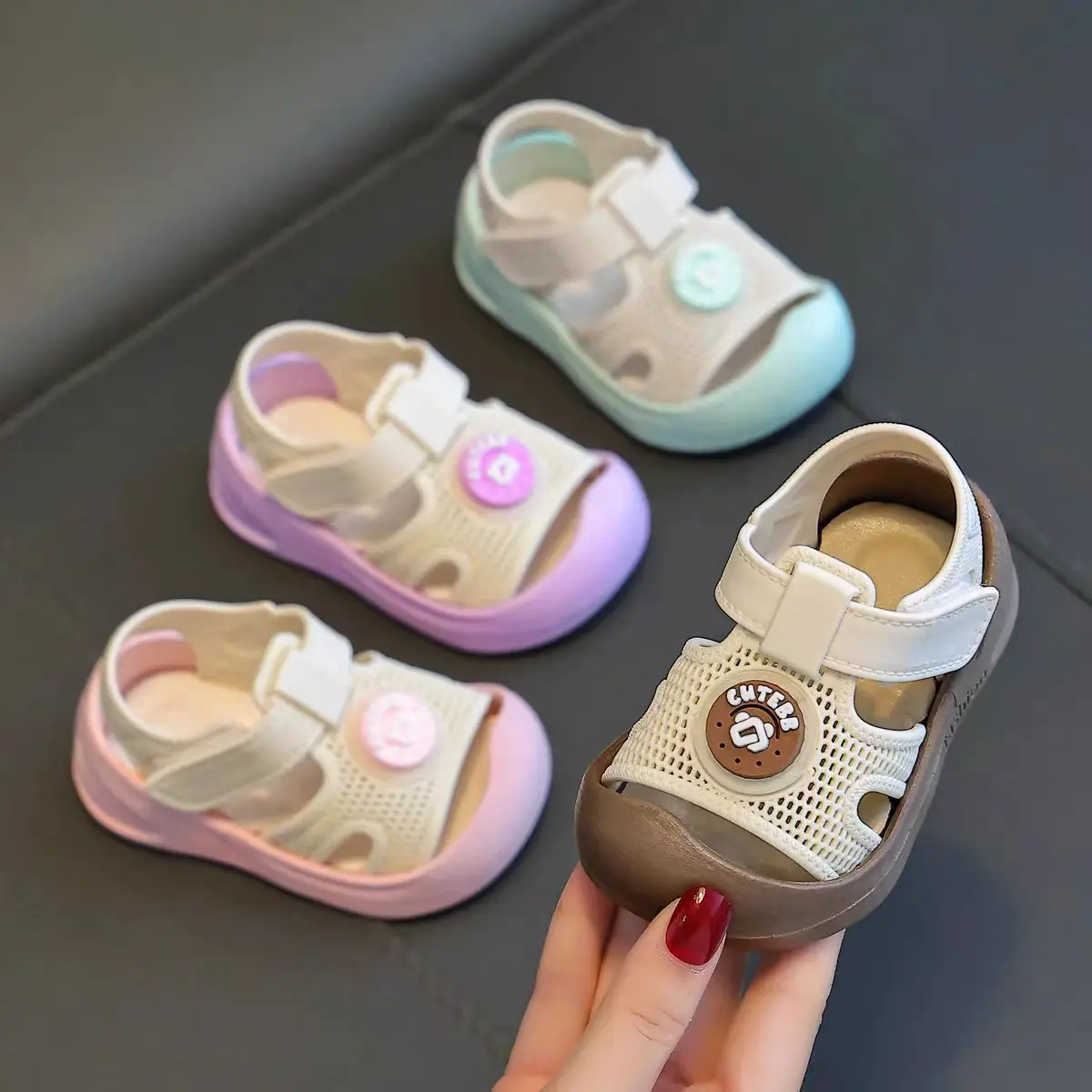 Baby Walking Shoe Summer New Sport Child Sandal Anti Slip Outdoor Soft Soled Girl Shoe Casual Versatile Men's and Women's Sandal