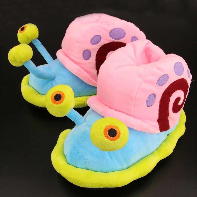 Funny Snail Slippers Cartoon Warm Indoor Home Cotton Shoes Men's and Women's Winter Anti slip