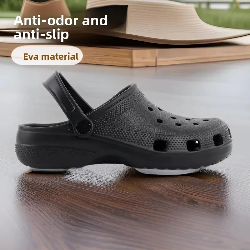 Large Size Men's Simple Style DIY High Quality Slip-On Classic Garden Shoes Women's Hole Shoe EVA Material Comfortable Sandals