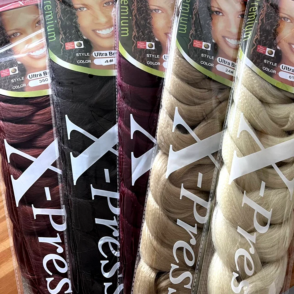 82 Inch Long Jumbo Braiding Hair Synthetic Braids Crochet Hair Extensions 165g Pre Stretched Braid Wholesale For Black Women