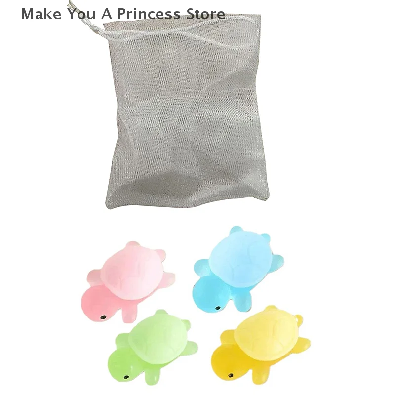 5pcs Little Turtle Handmade Oil Soap Made From High-quality Natural Essential Oils Gentle And Non-irritating Children Shower