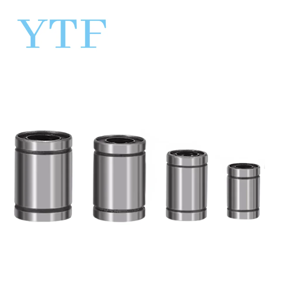 LM5/6/8/12UU Ball Bearings 8mm Bushing For CNC 3D Printers Parts Rail Linear Long Rod Shaft Part 8mm*15mm*24mm Aluminum Bush