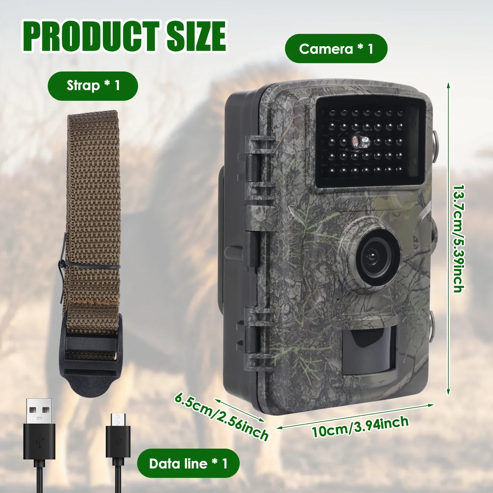 2026 Wild Camera Water-proof Wildlife Monitoring Camera for Wildlife Monitoring